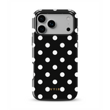 Classic Polka Dots, Black Noir - Tough Θήκη iPhone MagSafe