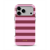 Horizontal Stripes, Candy Pink - Tough Θήκη MagSafe iPhone