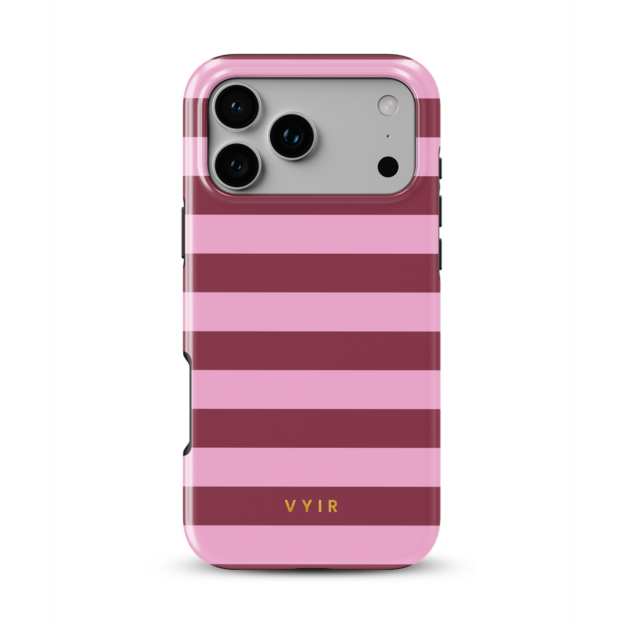 Horizontal Stripes, Candy Pink - Tough Θήκη MagSafe iPhone