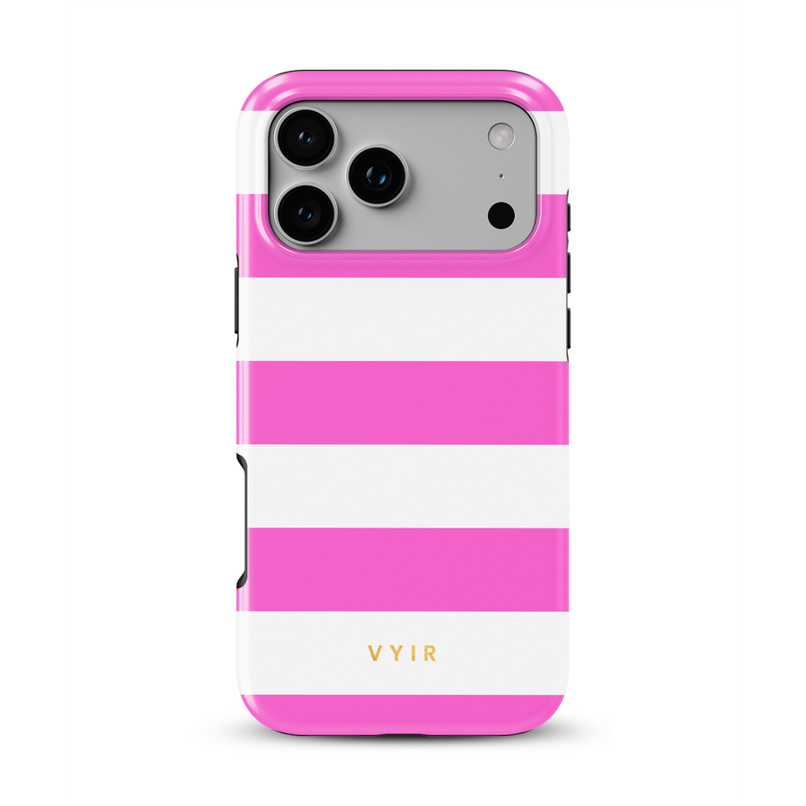 Horizontal Stripes, Μοντέρνο Ροζ - Tough Θήκη MagSafe iPhone