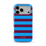 Horizontal Stripes, Track Blue - Tough Θήκη iPhone με MagSafe
