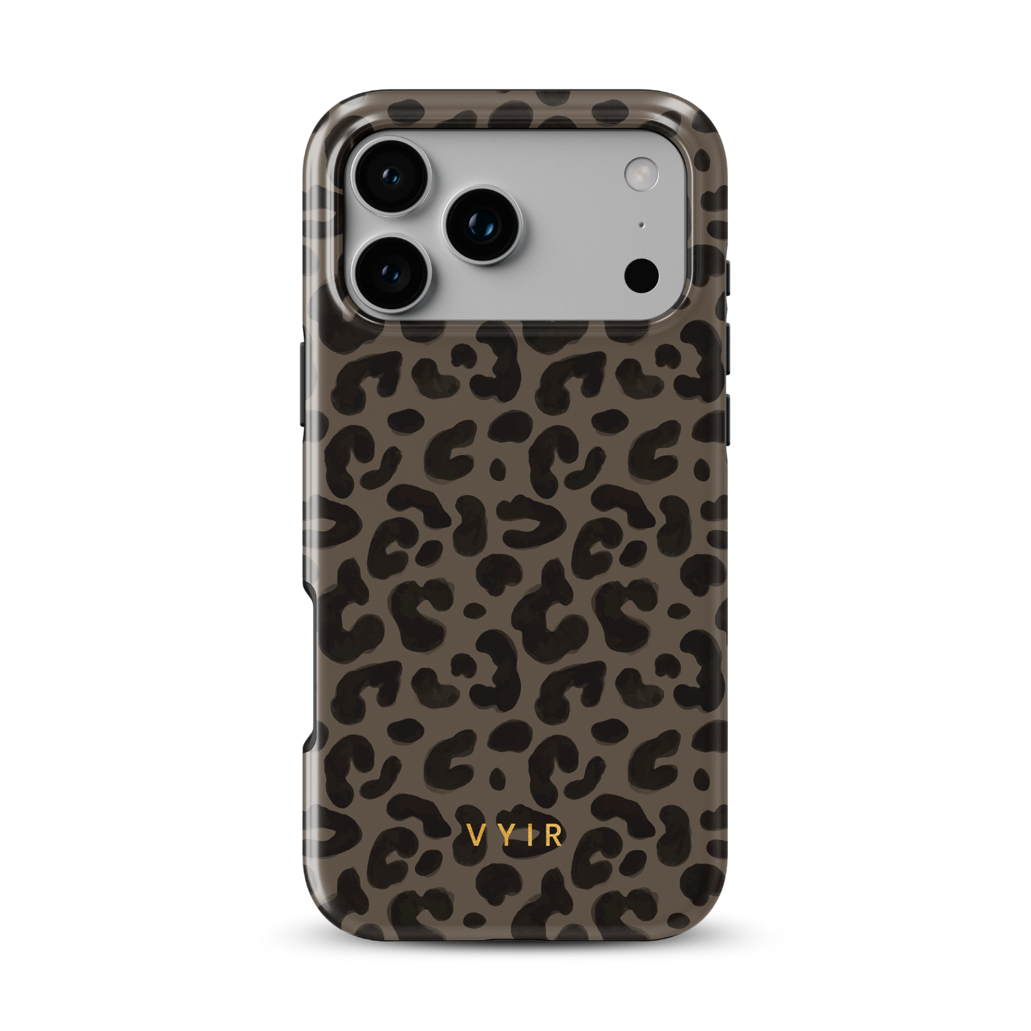 Leopard Elegance Coffee - Shockproof Phone Case - VYIR