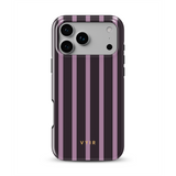 Luxe Stripes, Δαμασκηνί - Tough MagSafe Θήκη iPhone