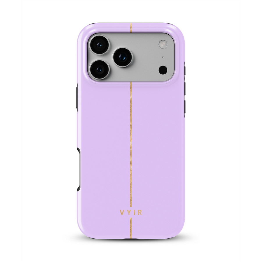 VYIR Signature Golden Line, Λεβάντα Μωβ - Tough MagSafe iPhone Θήκη