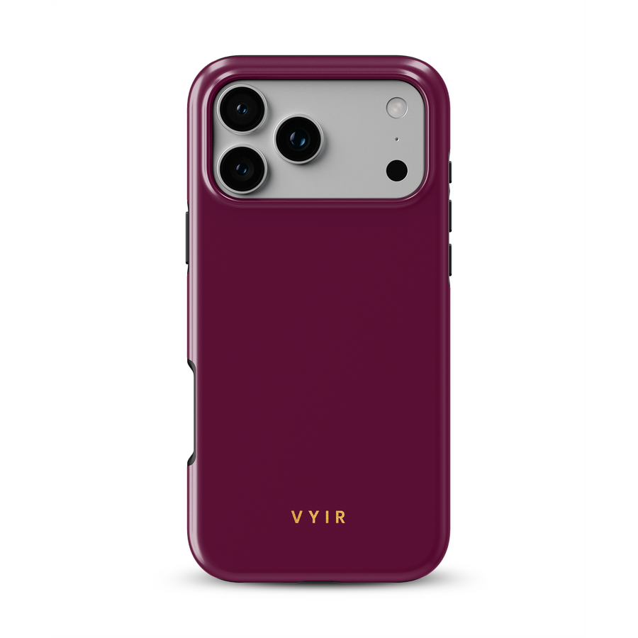 VYIR Signature Solid Colors, Μπορντό - Tough MagSafe Θήκη iPhone