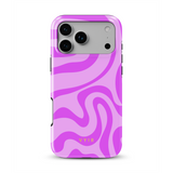 Swirl Lines, Ανοιχτό ροζ - Tough Θήκη iPhone MagSafe