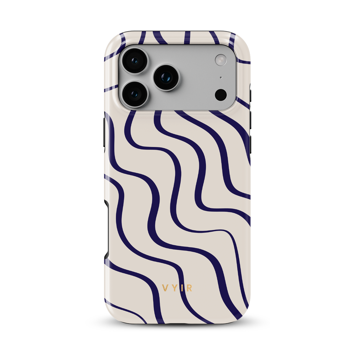Swirl Lines, Old Money - Shockproof MagSafe iPhone Case - VYIR