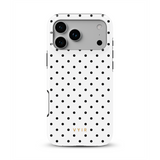 Tiny Polka Dots, Μαύρο και Λευκό - Tough Θήκη MagSafe iPhone