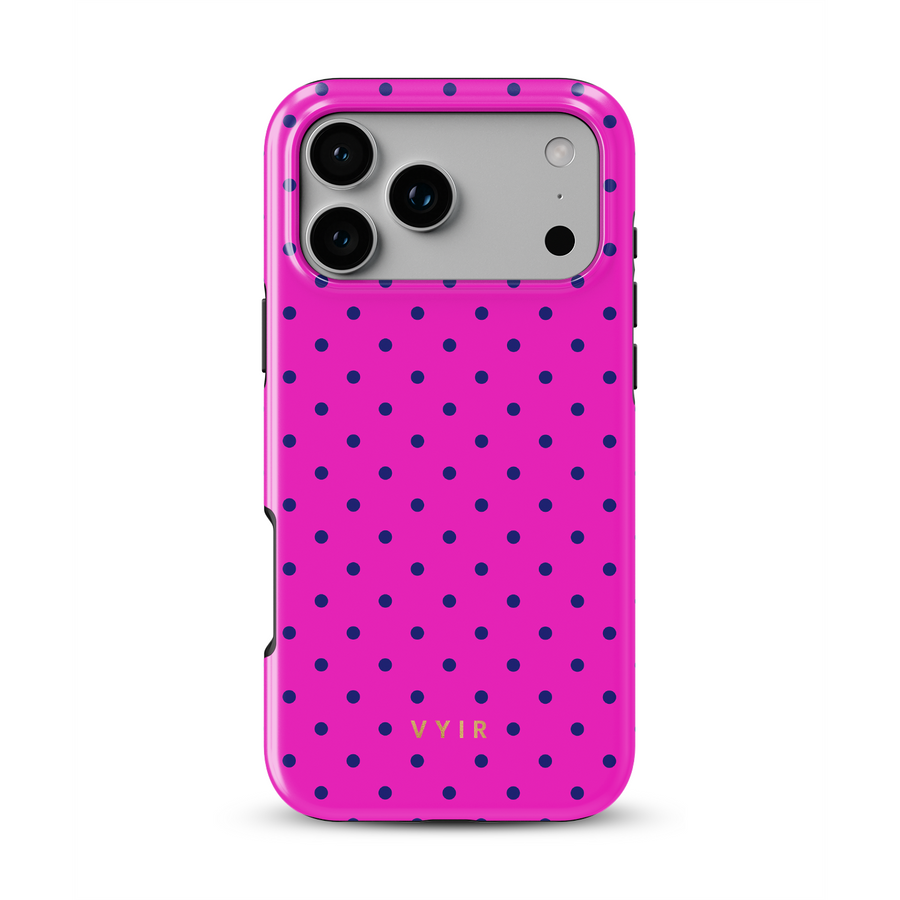 Tiny Polka Dots, Βαθύ ροζ - Tough Θήκη MagSafe iPhone
