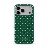 Tiny Polka Dots, Πράσινο του δάσους - Tough Θήκη MagSafe iPhone