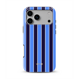 Vertical Stripes, Μπλε Rivoli - Tough Θήκη MagSafe για iPhone