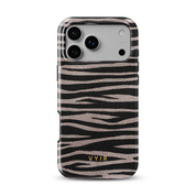 Zebra Gleam Mocha - Shockproof Phone Case - VYIR