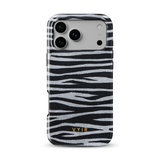 Zebra Gleam Silver - Tough Θήκη MagSafe για iPhone