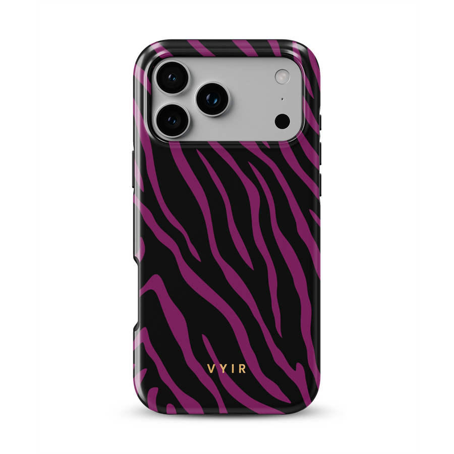 Zebra Luxe, Μπορντό - Tough MagSafe Θήκη iPhone