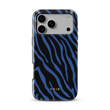 Zebra Luxe, Μπλε Indigo - Tough Θήκη MagSafe για iPhone