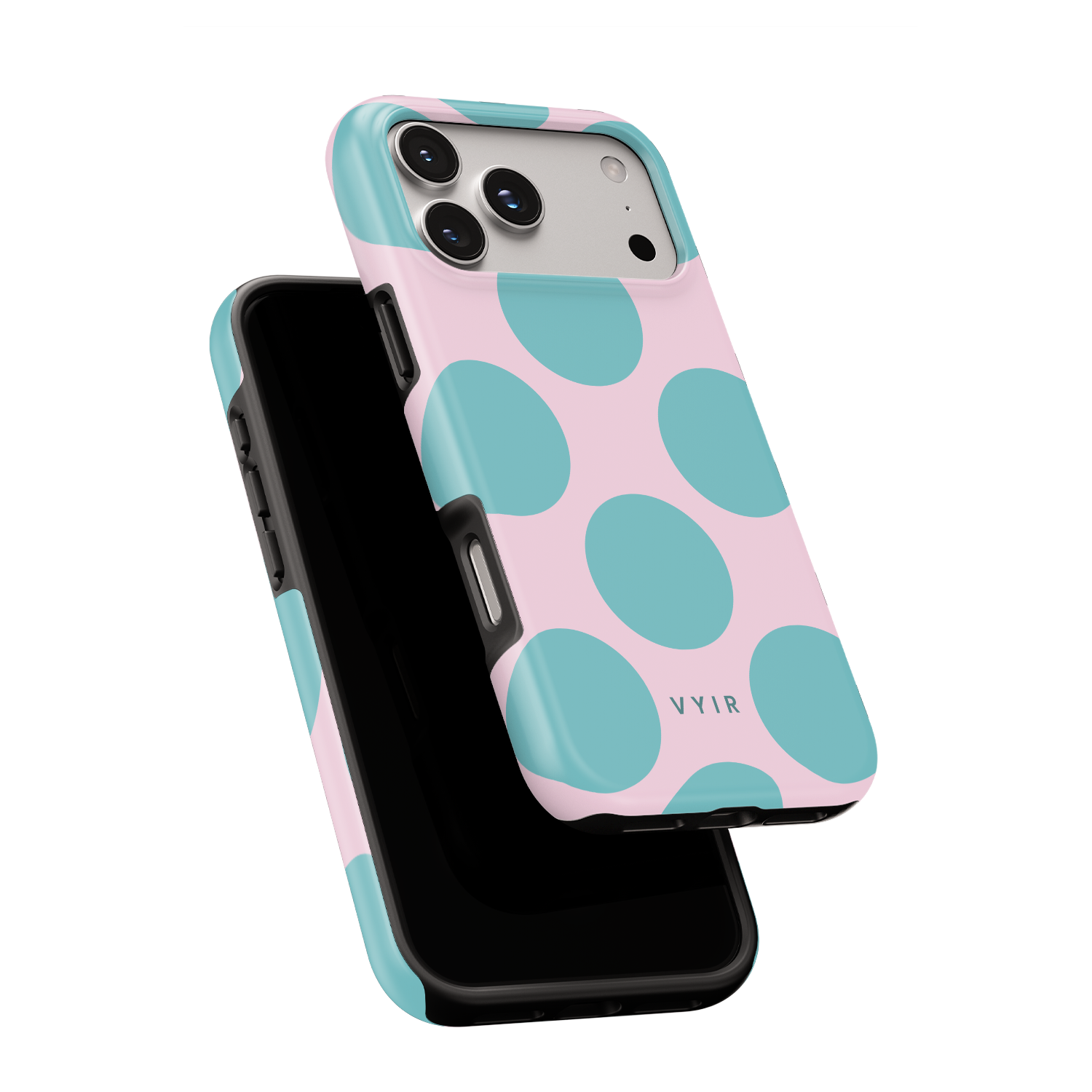 Big Polka Dots, Cotton Candy - Shockproof MagSafe iPhone Case - VYIR