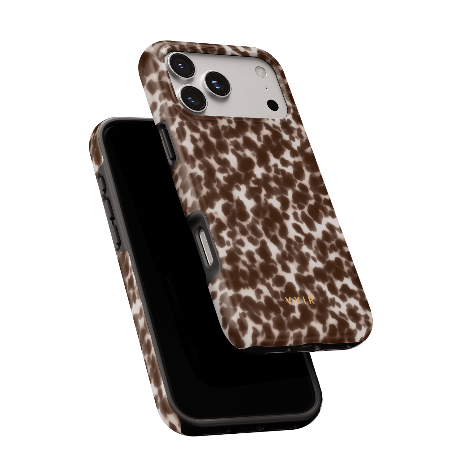 Tortoiseshell, Mocha - Shockproof Phone Case - VYIR