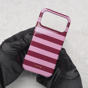 Horizontal Stripes, Candy Pink - Tough Θήκη κινητού